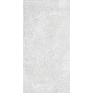 EVERSTONE STONE CEMENT WHITE POLISHED 1200X600MM RECTANGLE TILE (PER BOX)