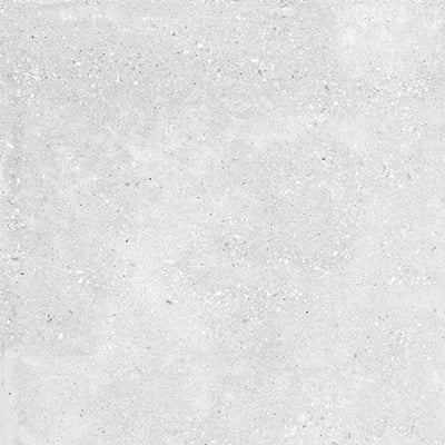 EVERSTONE STONE CEMENT WHITE POLISHED 600X600MM SQUARE TILE (PER BOX)