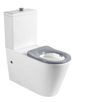 INSPIRE WELLNESS CARE RIMLESS TOILET SUITE GLOSS WHITE