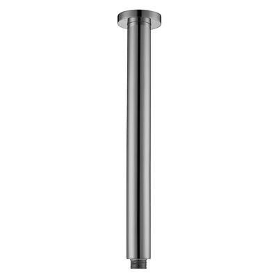 IKON ROUND VERTICAL SHOWER ARM 312MM STAINLESS STEEL