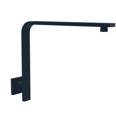 IKON SQUARE SHOWER ARM HIGH RISE 355MM MATTE BLACK