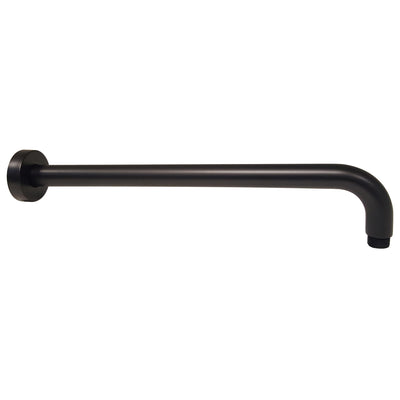 IKON ROUND HORIZONTAL SHOWER ARM 400MM MATTE BLACK