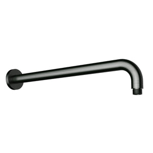 IKON ROUND HORIZONTAL SHOWER ARM 400MM GUN METAL