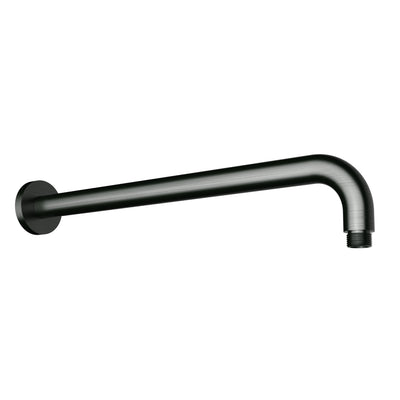 IKON ROUND HORIZONTAL SHOWER ARM 400MM GUN METAL