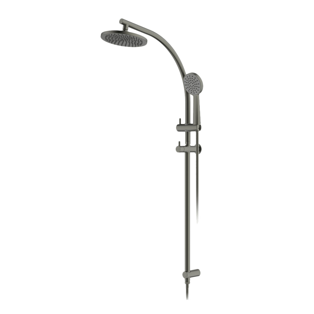 GARETH ASHTON CURVE SHOWER SYSTEM 1180MM GUN METAL