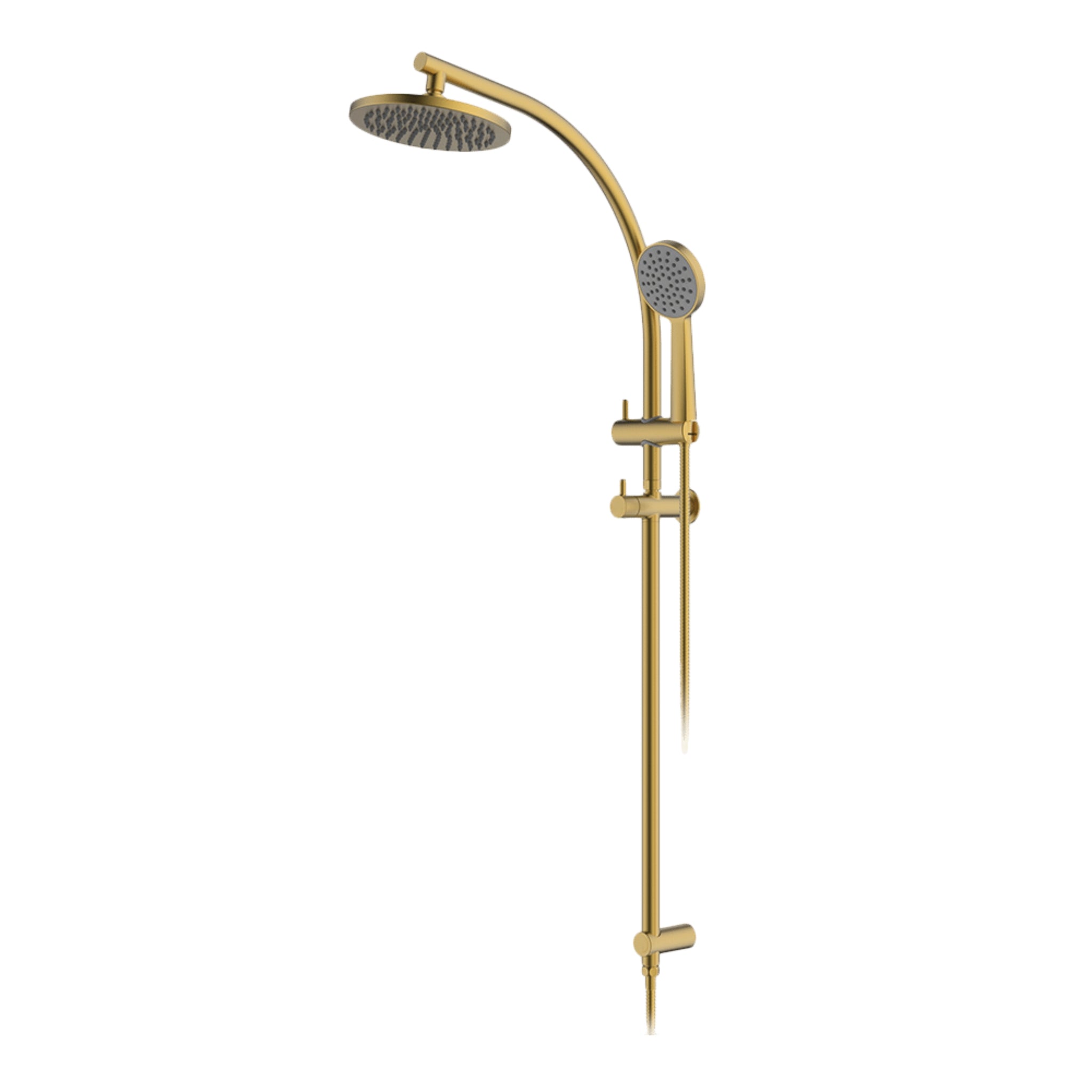 GARETH ASHTON CURVE SHOWER SYSTEM 1180MM BRUSHED BRASS