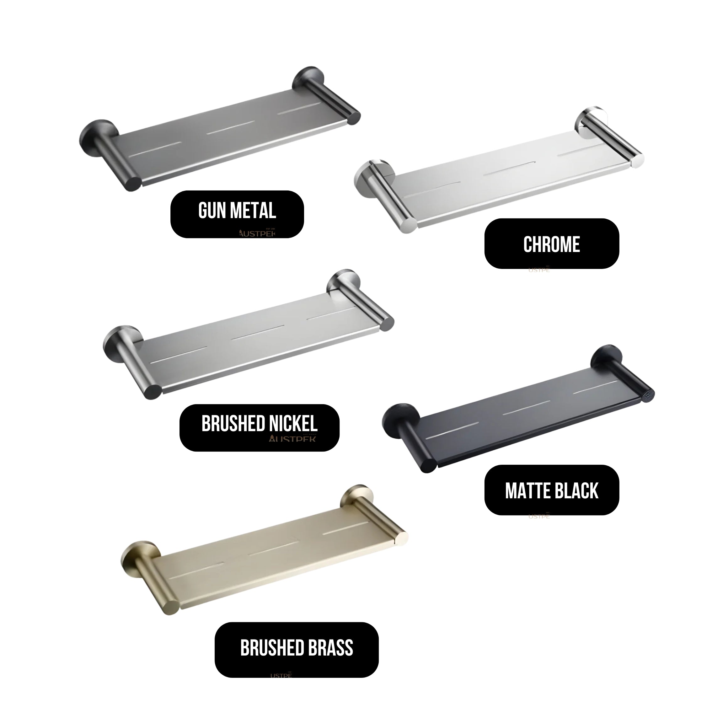 LINSOL LUX S2 SHOWER SHELF CHROME