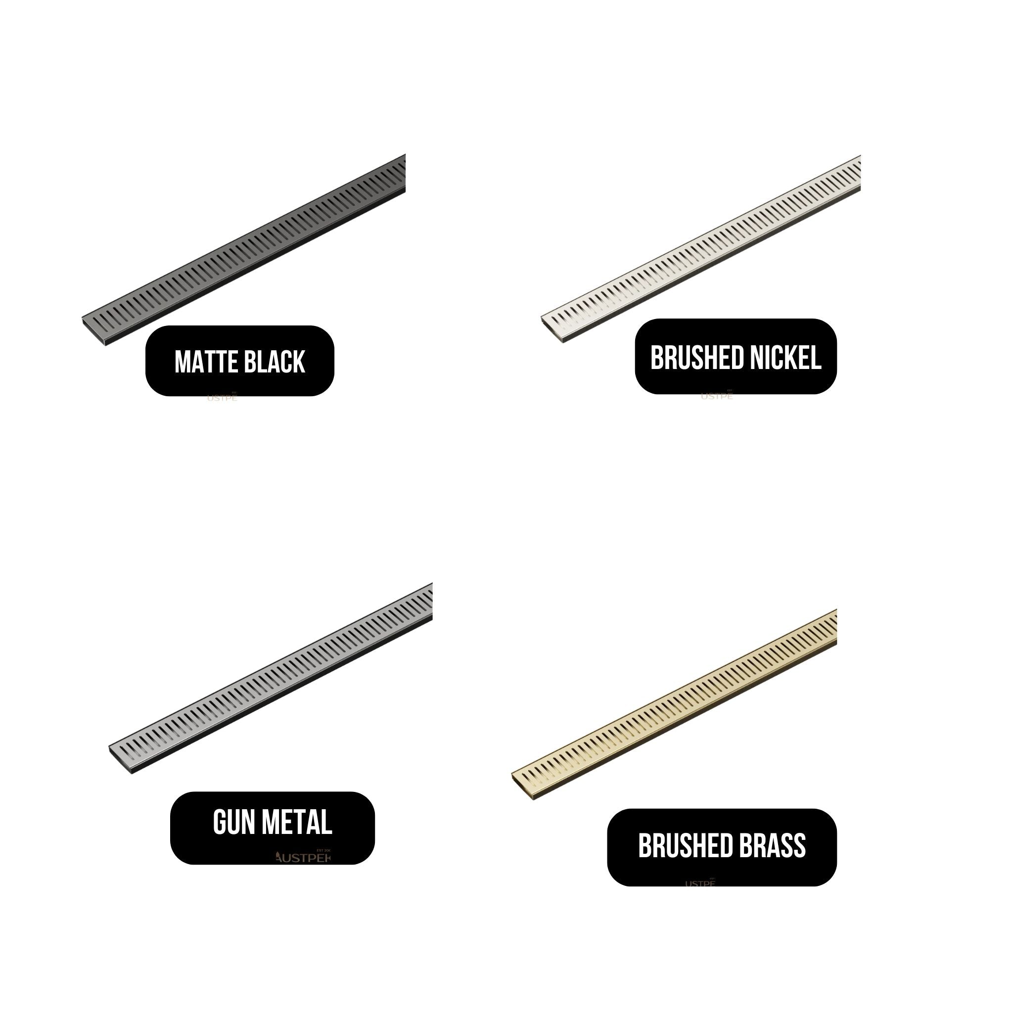 LINSOL EZYFLOW SERIES 24 VERTICAL PRESSED WASTE GUN METAL (CUSTOM AVAILABLE)