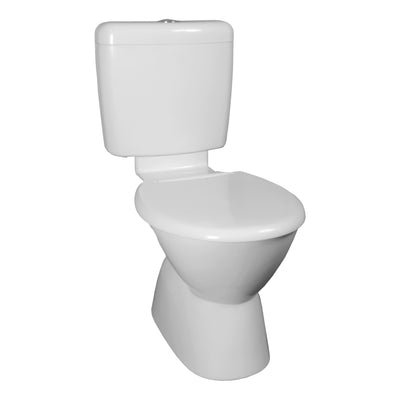 JOHNSON SUISSE MODE DELUXE CLOSE COUPLED PLASTIC LINK S TRAP TOILET SUITE WHITE
