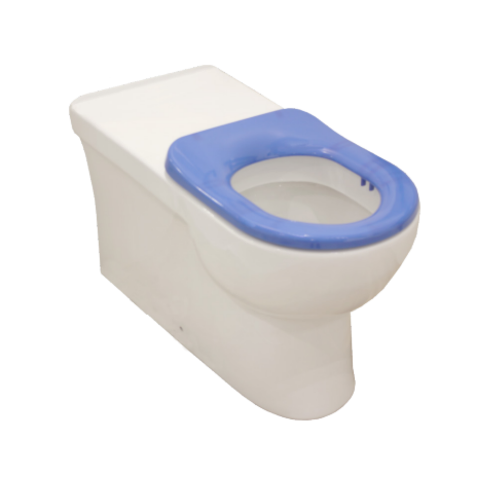 JOHNSON SUISSE LIFE ASSIST WALL FACED PAN TOILET SUITE WHITE