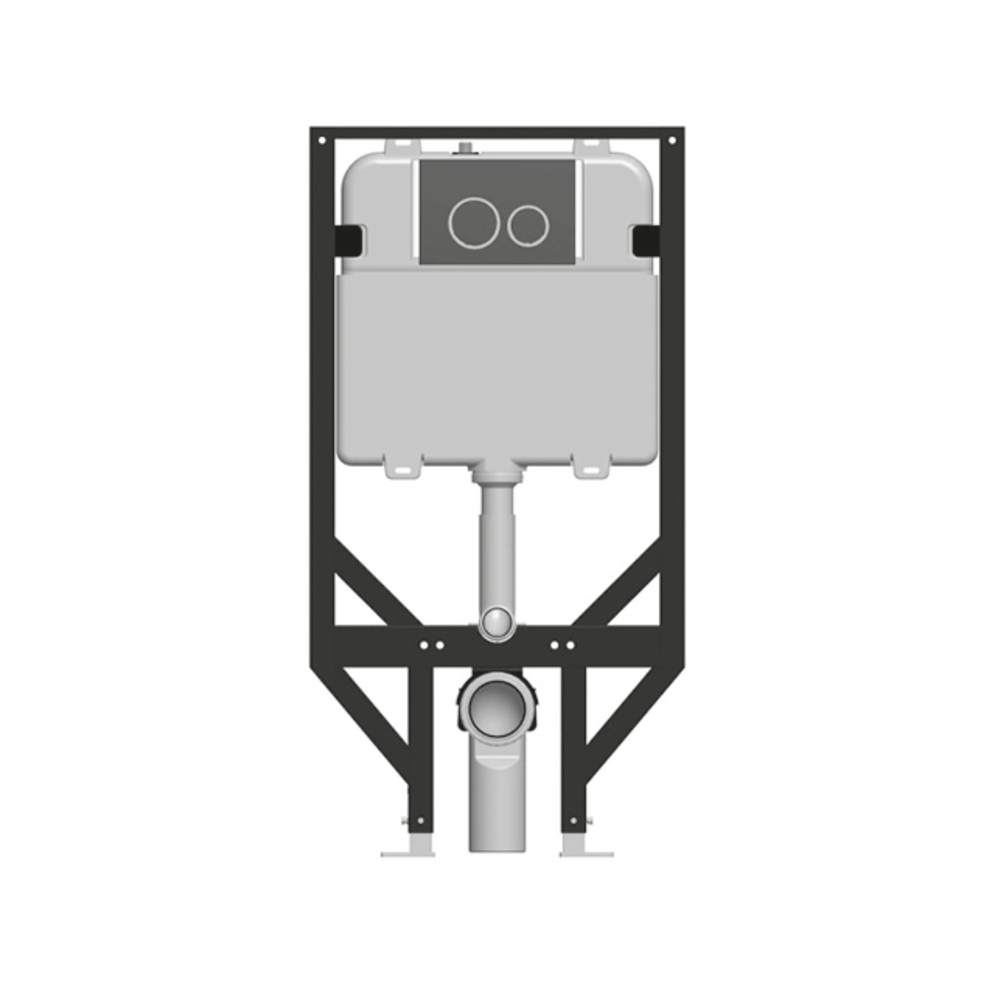 JOHNSON SUISSE ECONOFLUSH FRAMED IN-WALL CISTERN