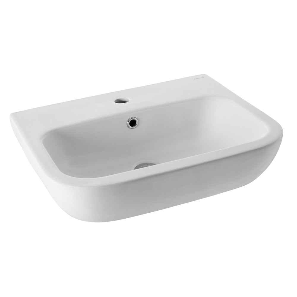 JOHNSON SUISSE EMILIA WALL HUNG BASINS WHITE 560MM