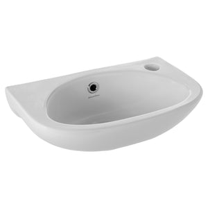 JOHNSON SUISSE CLASSICA COMPACT WALL HUNG BASINS WHITE 400MM