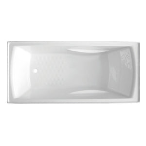 JOHNSON SUISSE SELECT MKII ACRYLIC BUILT IN BATH GLOSS WHITE (AVAILABLE IN 1500MM, 1600MM AND 1700MM)