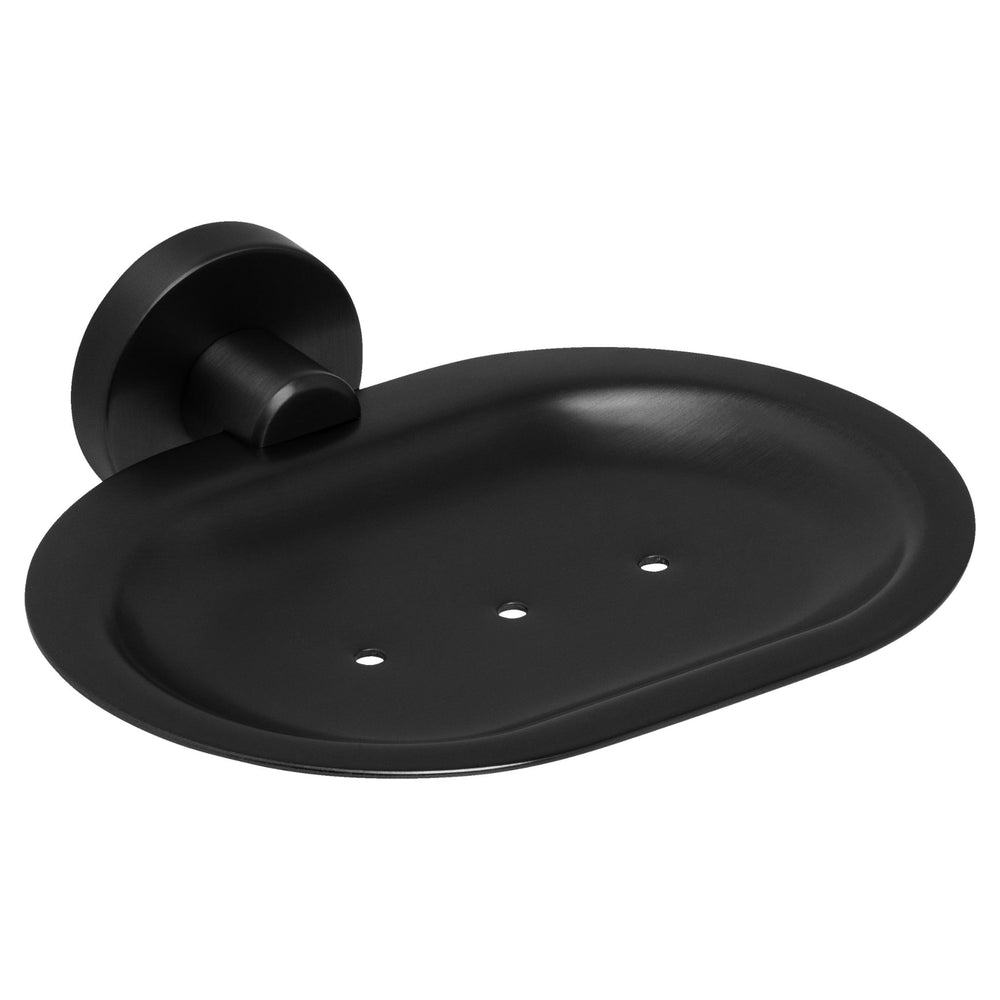 JOHNSON SUISSE VENEZIA SOAP DISH 140MM MATTE BLACK