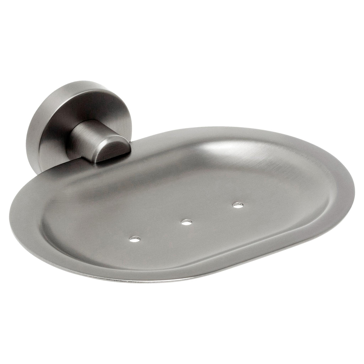 JOHNSON SUISSE VENEZIA SOAP DISH 140MM BRUSHED NICKEL II
