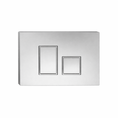 JOHNSON SUISSE IN-WALL ECONOFLUSH STEP FLUSH BUTTON 245MM MATTE CHROME