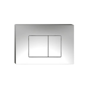 JOHNSON SUISSE IN-WALL ECONOFLUSH RECTANGLE FLUSH BUTTON 245MM POLISHED CHROME