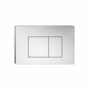 JOHNSON SUISSE IN-WALL ECONOFLUSH RECTANGLE FLUSH BUTTON 245MM MATTE CHROME