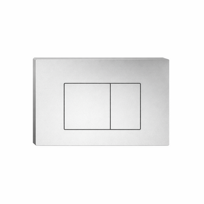 JOHNSON SUISSE IN-WALL ECONOFLUSH RECTANGLE FLUSH BUTTON 245MM MATTE CHROME