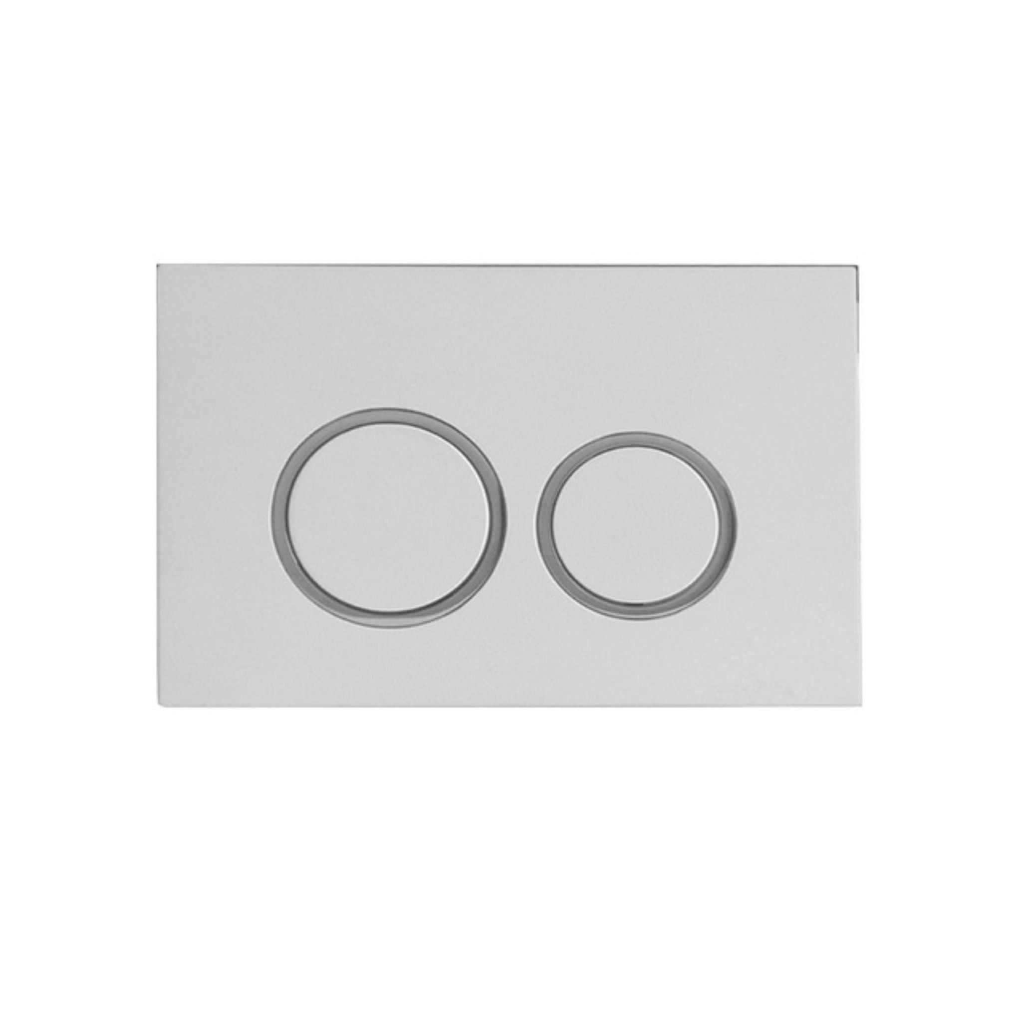 JOHNSON SUISSE IN-WALL ECONOFLUSH CIRCLE FLUSH BUTTON 245MM MATTE CHROME