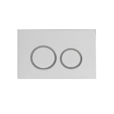 JOHNSON SUISSE IN-WALL ECONOFLUSH CIRCLE FLUSH BUTTON 245MM MATTE CHROME
