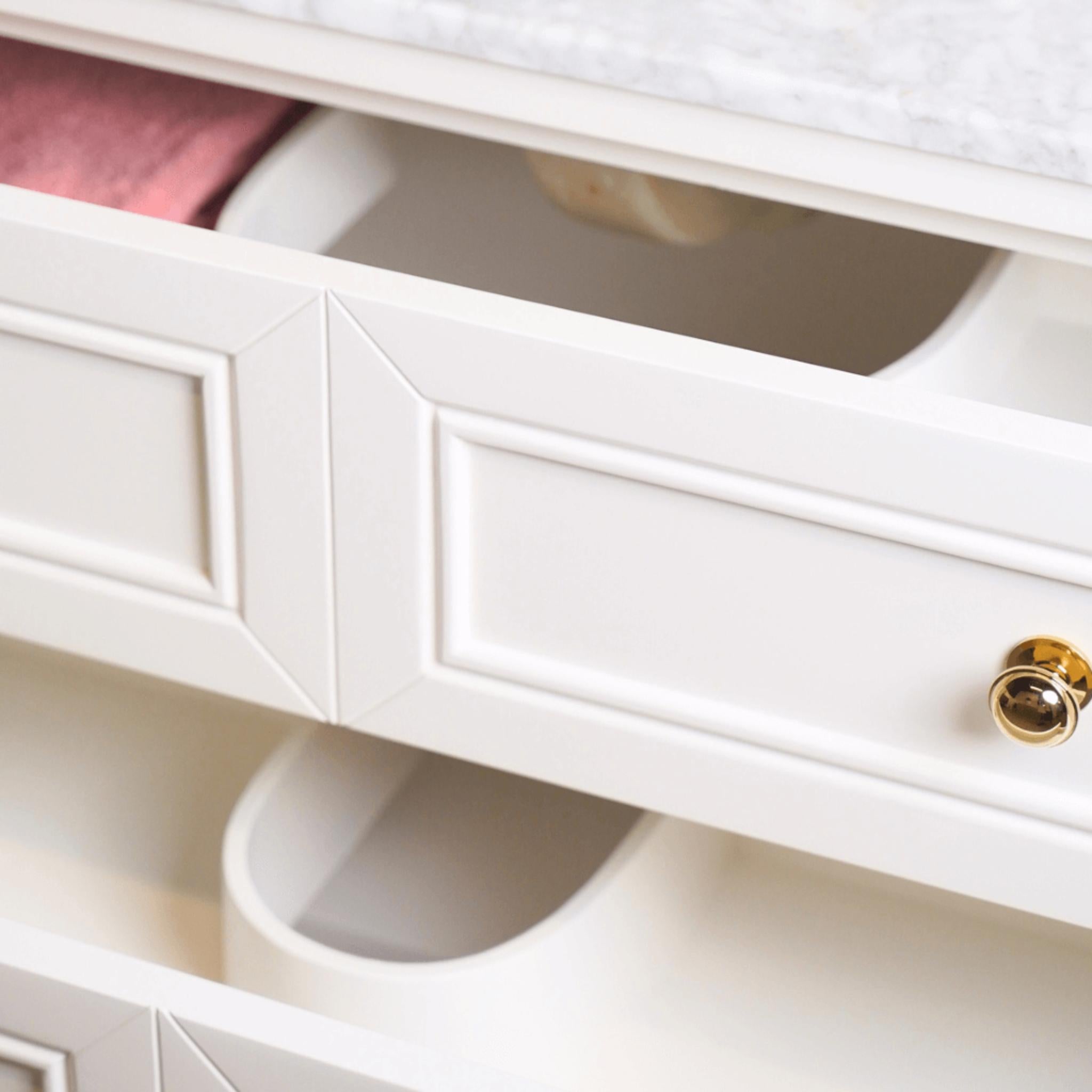 JOINERY BY BEARS AUDREY CLASSIC WHITE 1200MM SINGLE BOWL FLOOR STANDING VANITY PACKAGE