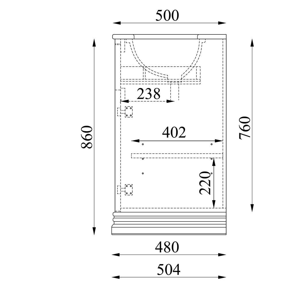 JOINERY BY BEARS ELEANOR CLASSIC WHITE 1200MM SINGLE BOWL FREESTANDING VANITY PACKAGE