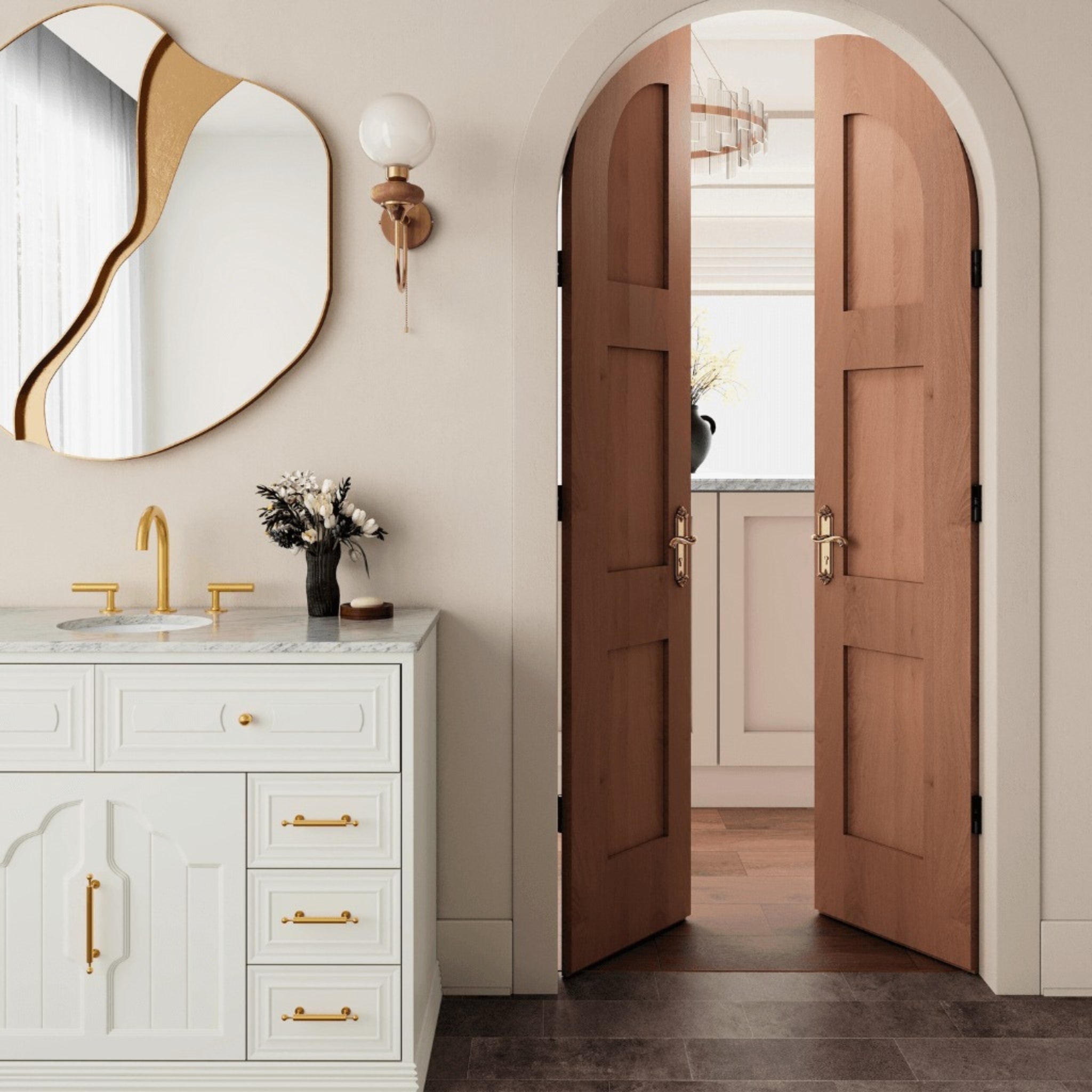 JOINERY BY BEARS ELEANOR CLASSIC WHITE 1200MM SINGLE BOWL FREESTANDING VANITY PACKAGE
