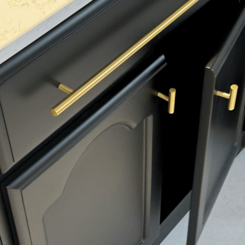 JOINERY BY BEARS ELISE BLACK 1200MM SINGLE BOWL FREESTANDING VANITY PACKAGE