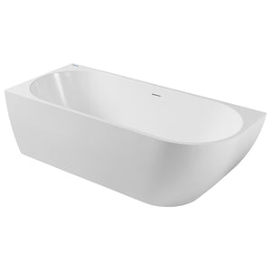 JOHNSON SUISSE VENEZIA LEFT HAND CORNER ACRYLIC BATH GLOSS WHITE (AVAILABLE IN 1500MM AND 1700MM)