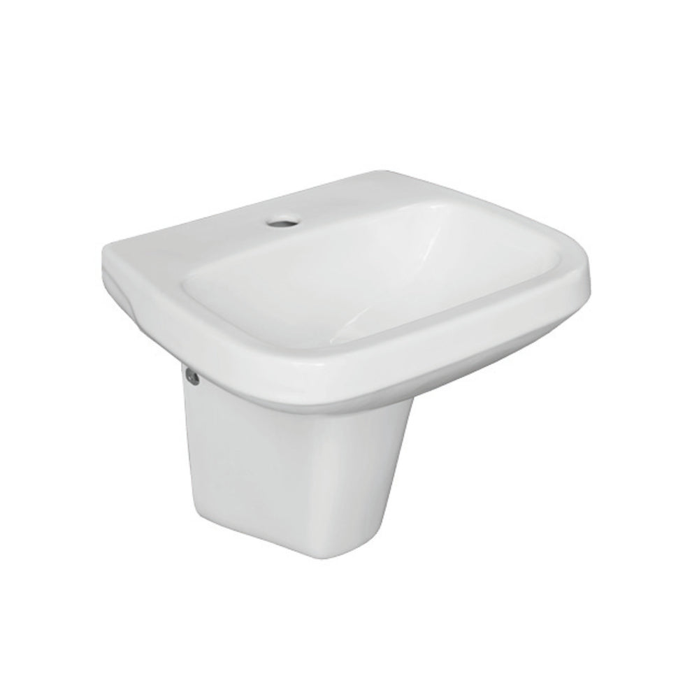 JOHNSON SUISSE LIFE II WALL HUNG BASINS WHITE 495MM