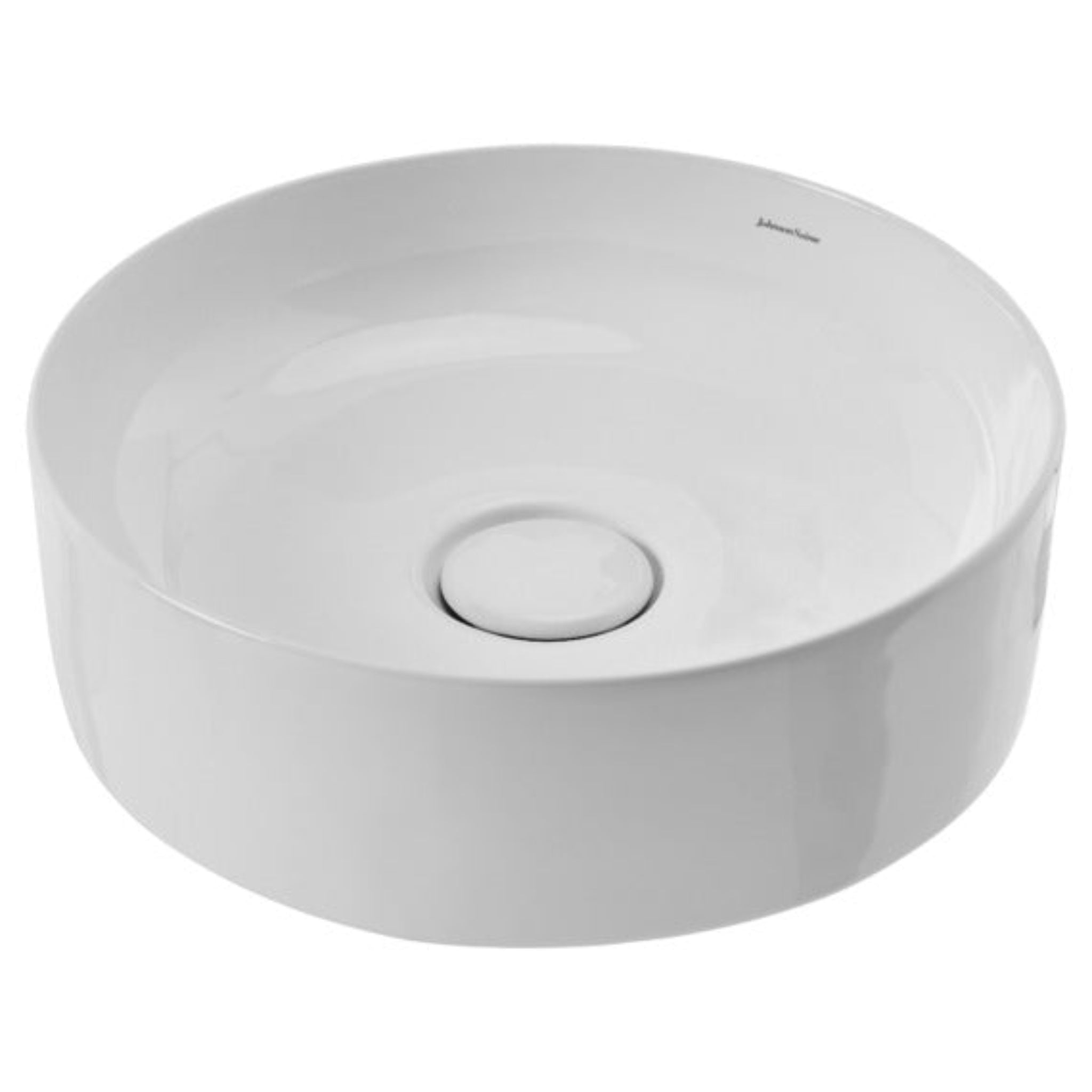 JOHNSON SUISSE VENEZIA ROUND COUNTER TOP BASINS WHITE 390MM