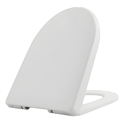 JOHNSON SUISSE GEMELLI RIMLESS WALL FACED TOILET SEAT WHITE