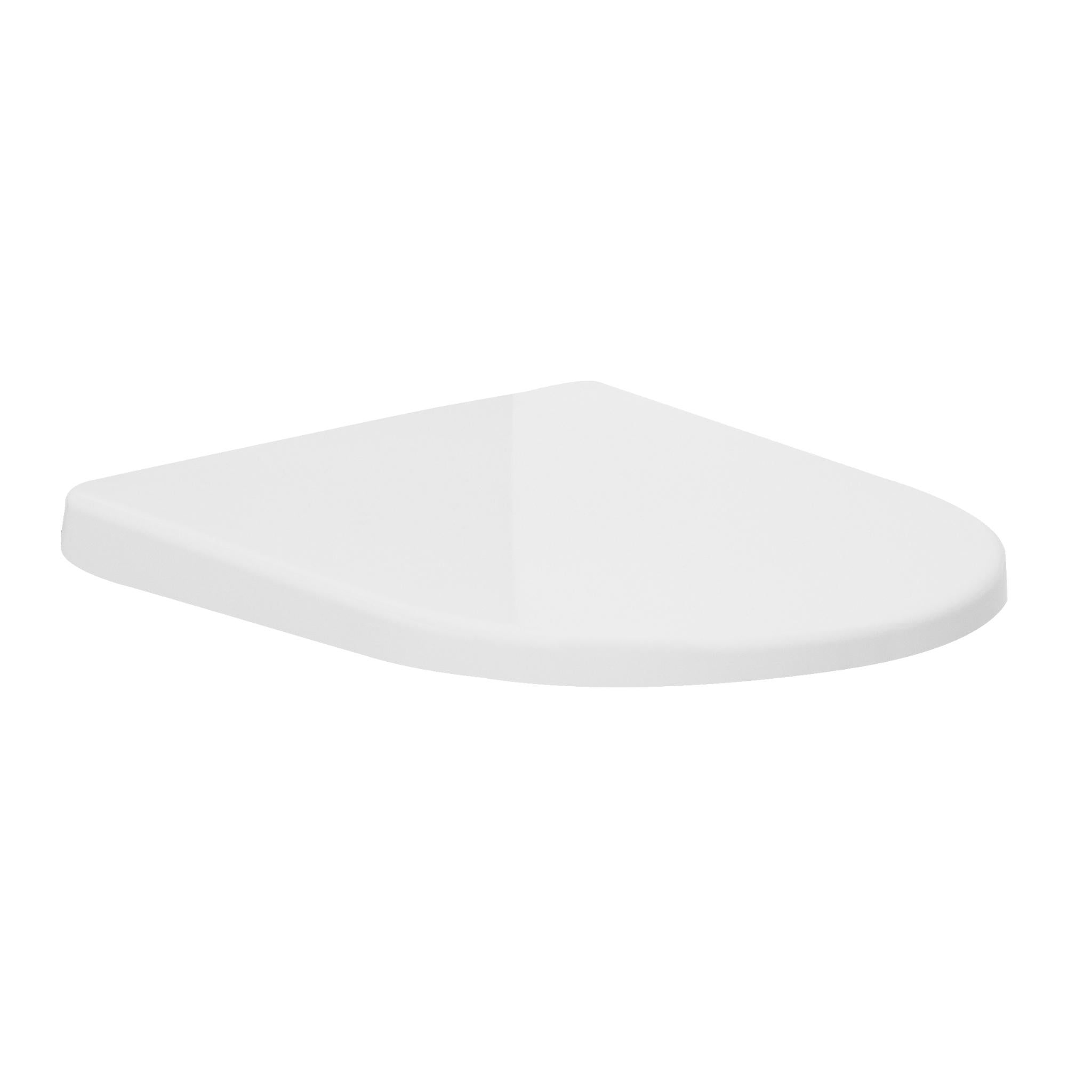 JOHNSON SUISSE GEMELLI RIMLESS WALL FACED TOILET SEAT WHITE
