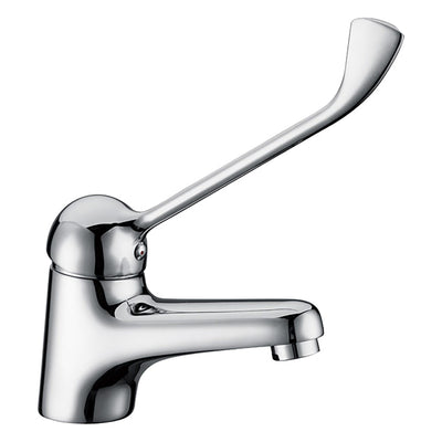 JOHNSON SUISSE LIFE ASSIST EXTENDED LEVER BASIN MIXER 206MM CHROME