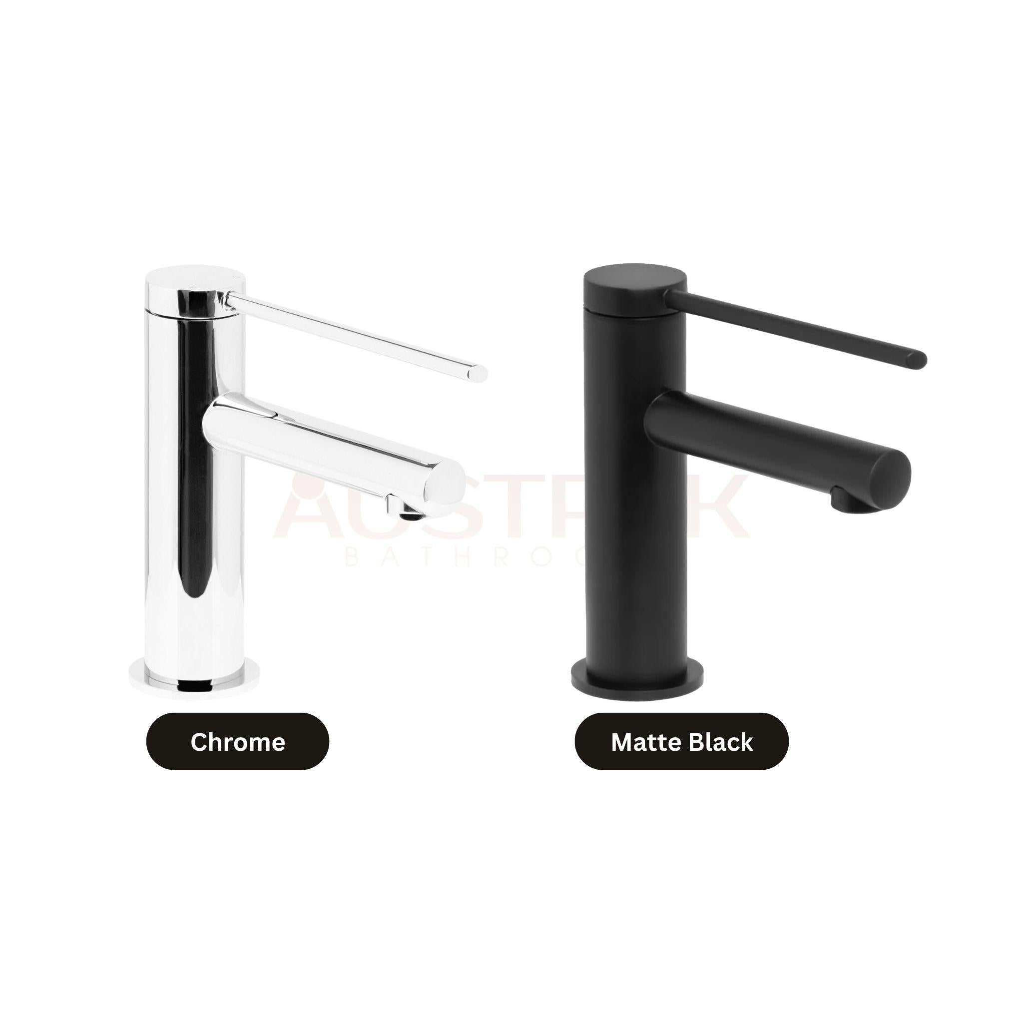 JOHNSON SUISSE VENEZIA CARE LEAD FREE EXTENDED LEVER BASIN MIXER 158MM MATTE BLACK