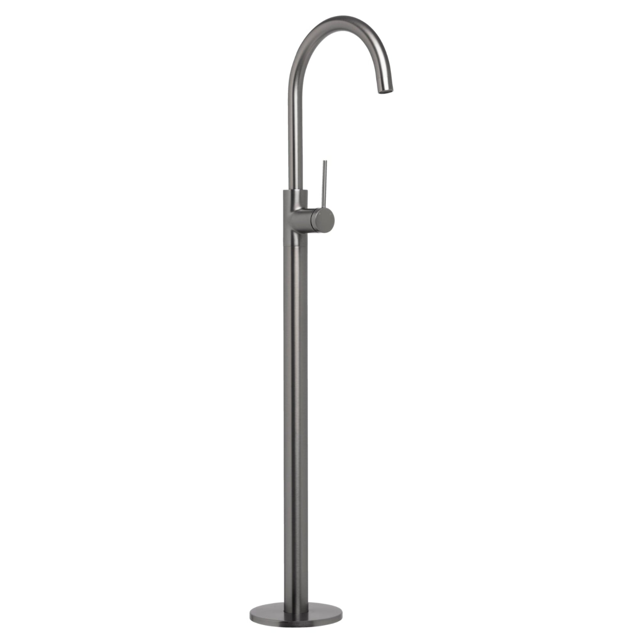 JOHNSON SUISSE VENEZIA FREESTANDING BATH FILLER 987MM GUN METAL