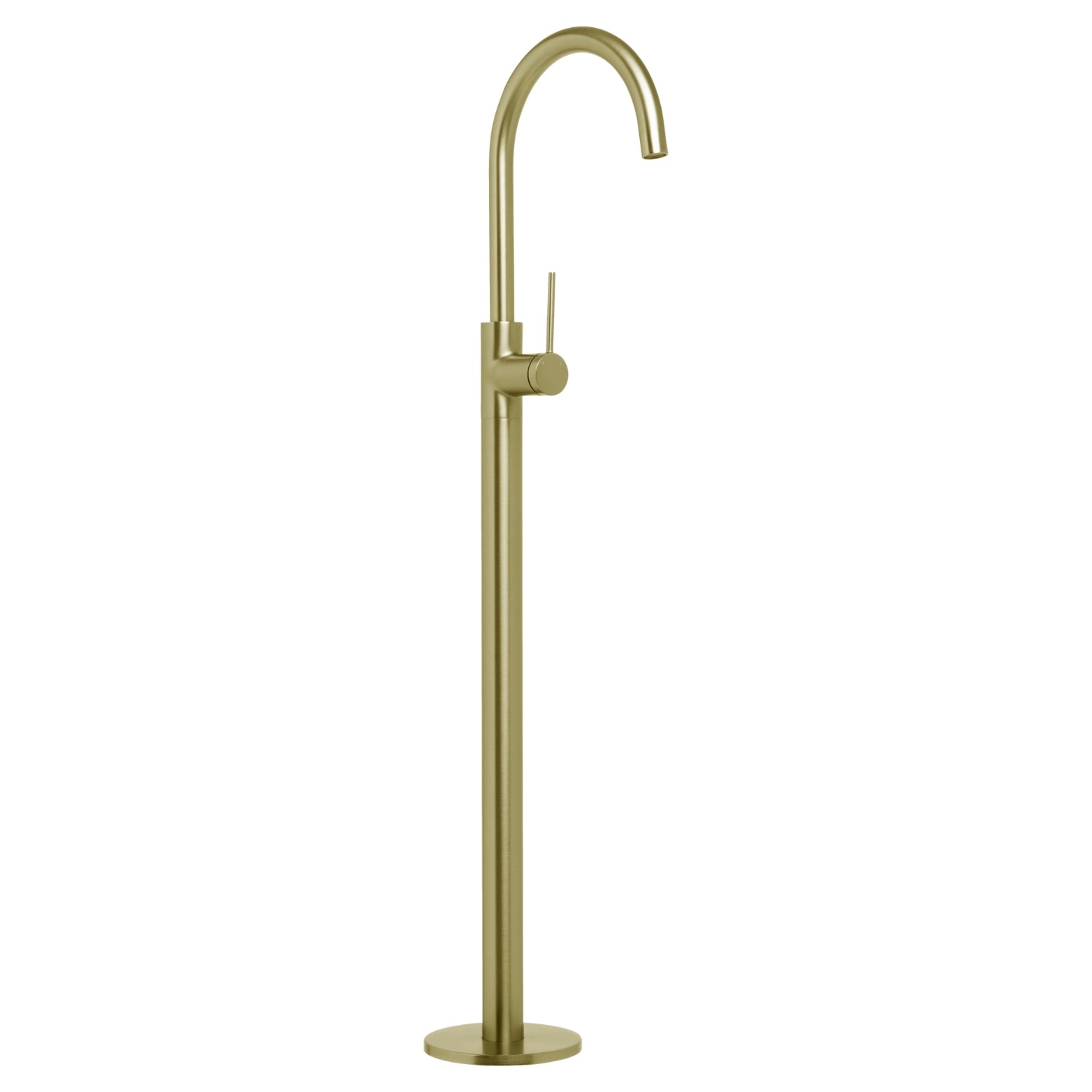 JOHNSON SUISSE VENEZIA FREESTANDING BATH FILLER 987MM BRUSHED BRASS