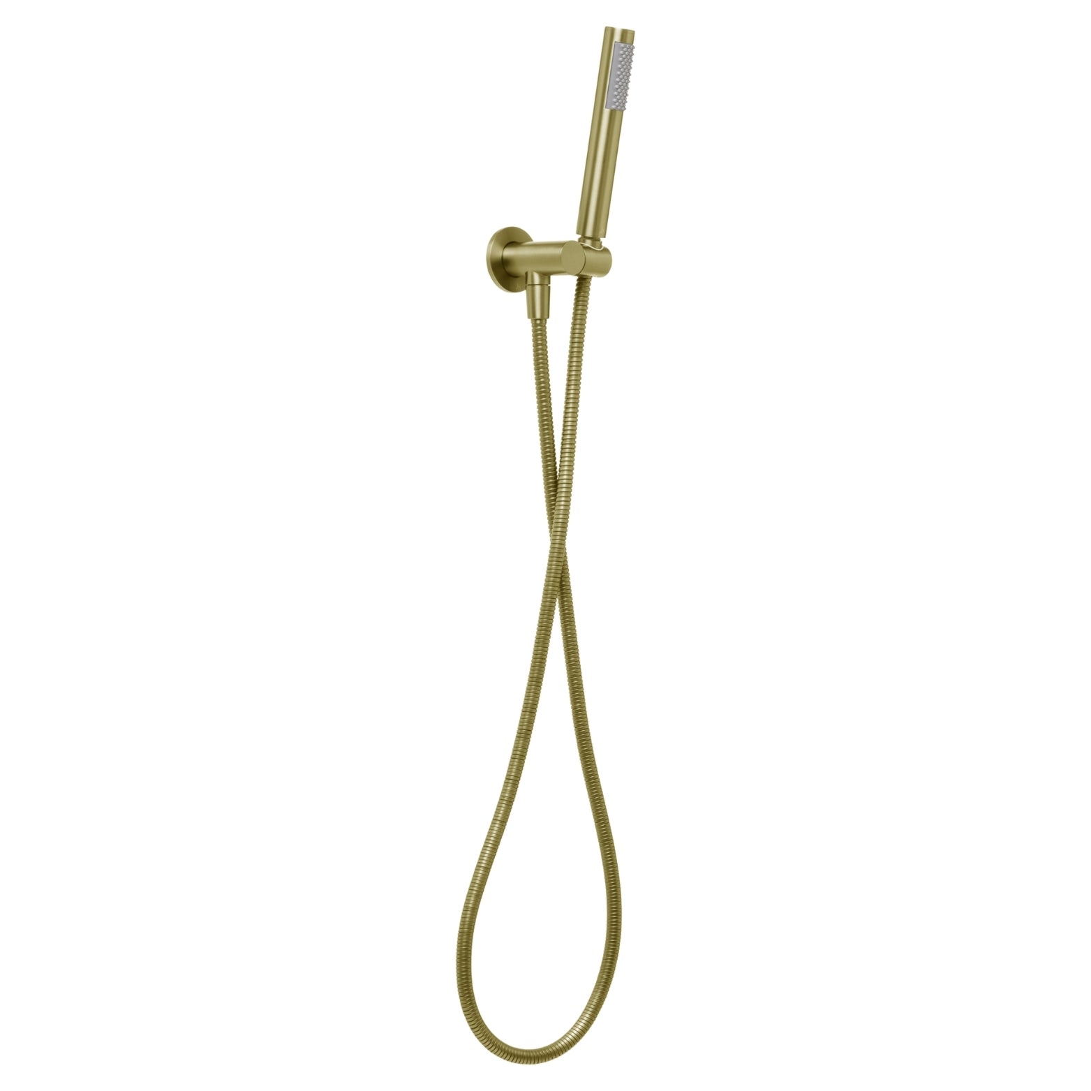 JOHNSON SUISSE VENEZIA HAND SHOWER WITH WALL BRACKET 185MM BRUSHED BRASS