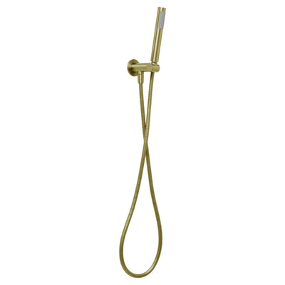 JOHNSON SUISSE VENEZIA HAND SHOWER WITH WALL BRACKET 185MM BRUSHED BRASS