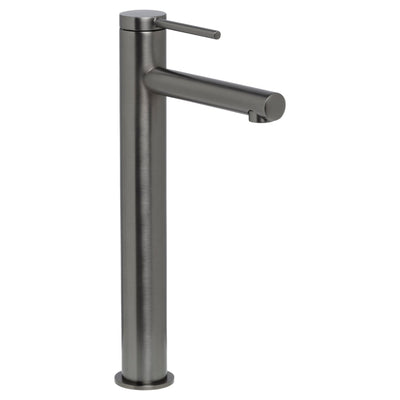 JOHNSON SUISSE VENEZIA LEAD FREE EXTENDED BASIN MIXER 295MM GUN METAL