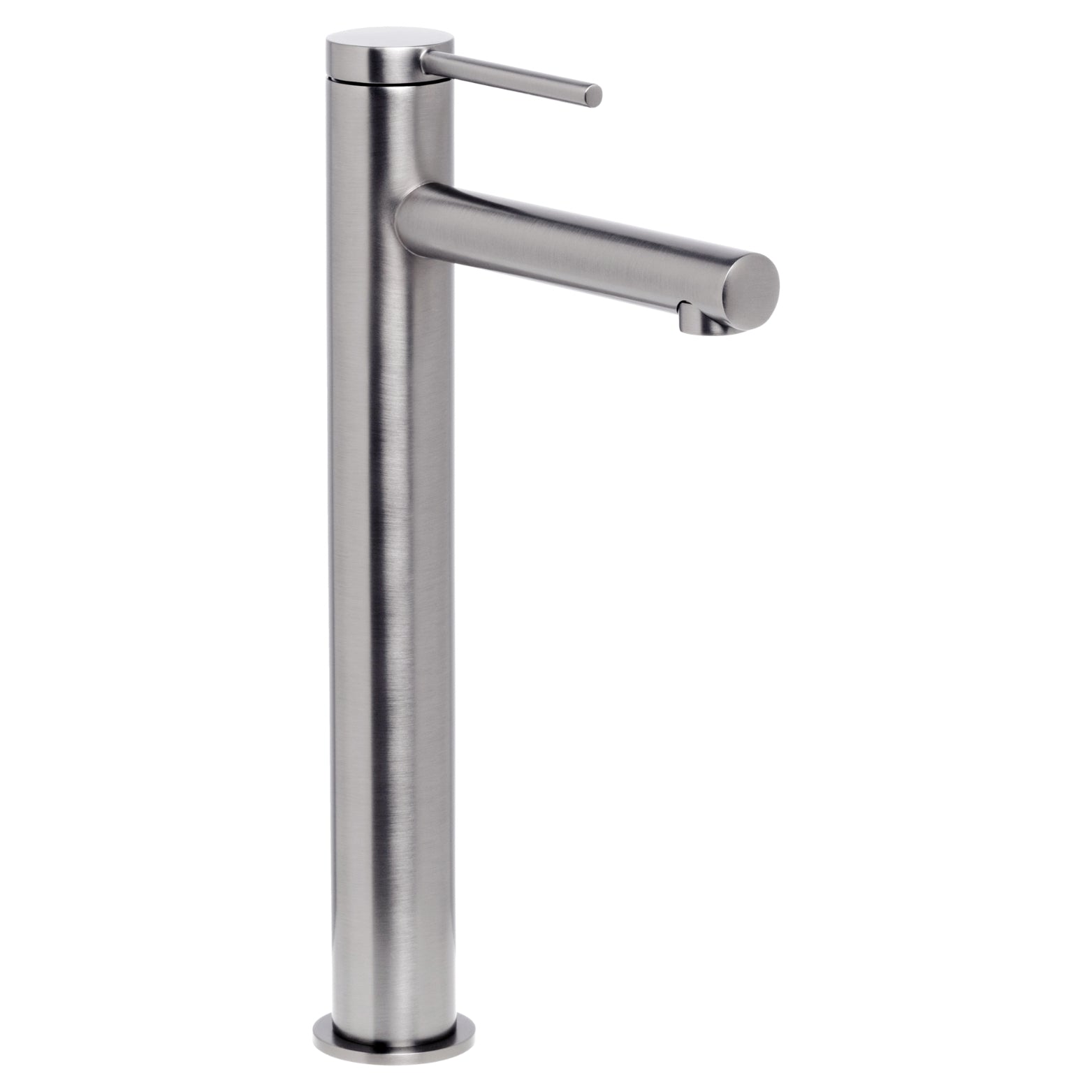 JOHNSON SUISSE VENEZIA LEAD FREE EXTENDED BASIN MIXER 295MM BRUSHED NICKEL