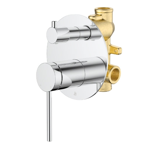 JOHNSON SUISSE VENEZIA SHOWER MIXER WITH DIVERTER COMPLETE KIT CHROME