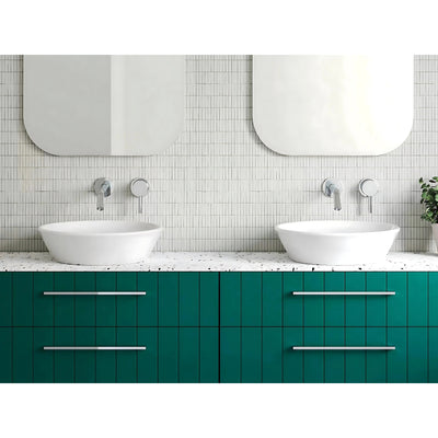 TIMBERLINE JUPITER ABOVE COUNTER BASIN GLOSS WHITE 450MM