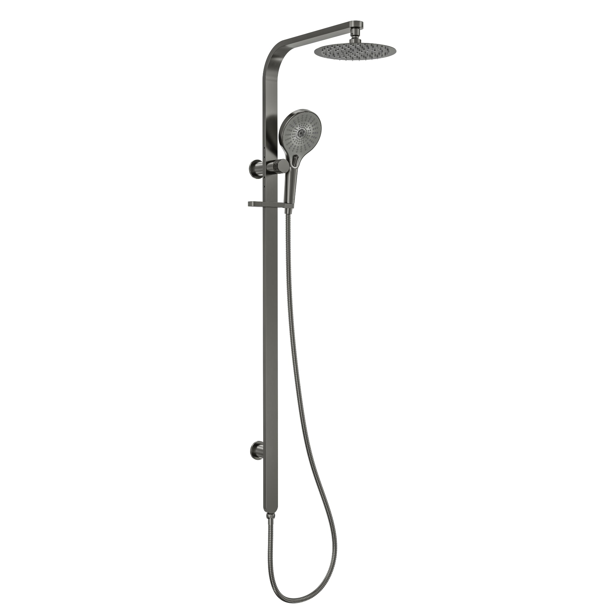 LINSOL OCEANJET TWIN SHOWER 1271MM GUN METAL