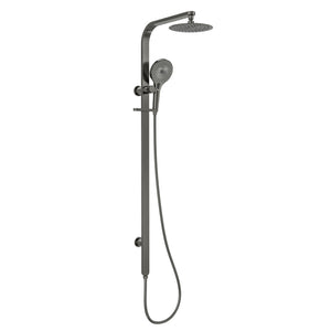 LINSOL OCEANJET TWIN SHOWER 1271MM GUN METAL