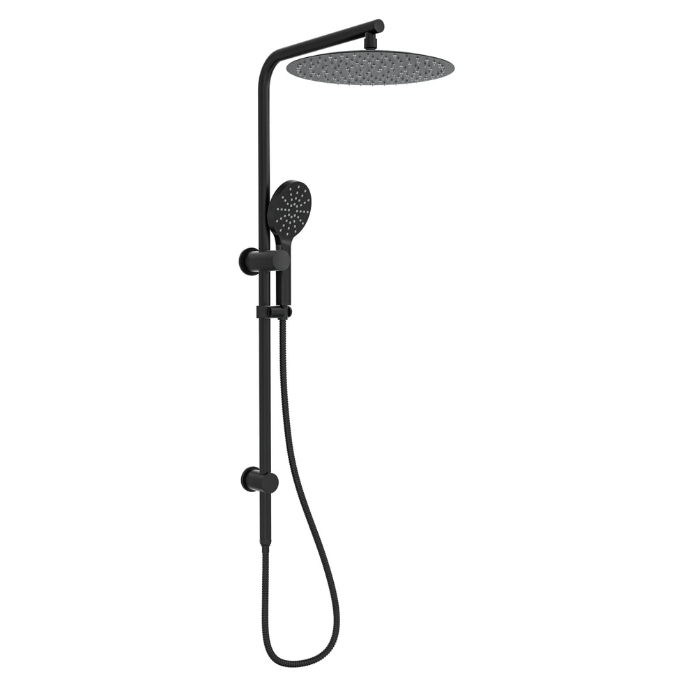 LINSOL SOULJET TWIN SHOWER 982MM MATTE BLACK
