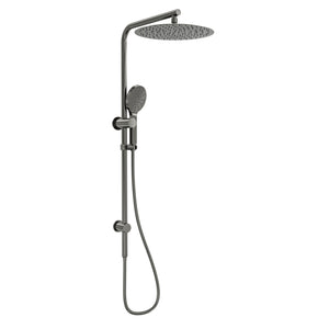 LINSOL SOULJET ROUND TWIN SHOWER 982MM GUN METAL