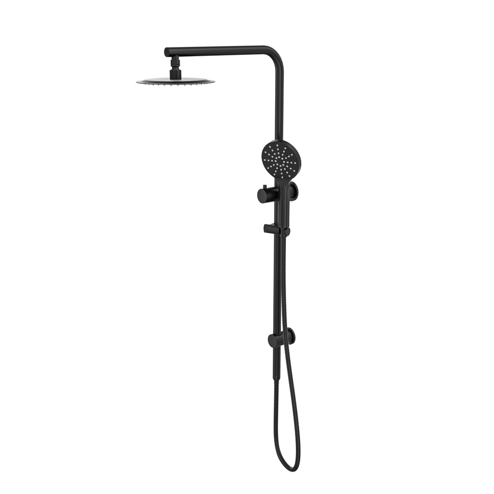 LINSOL SOULJET ROUND TWIN SHOWER 982MM MATTE BLACK